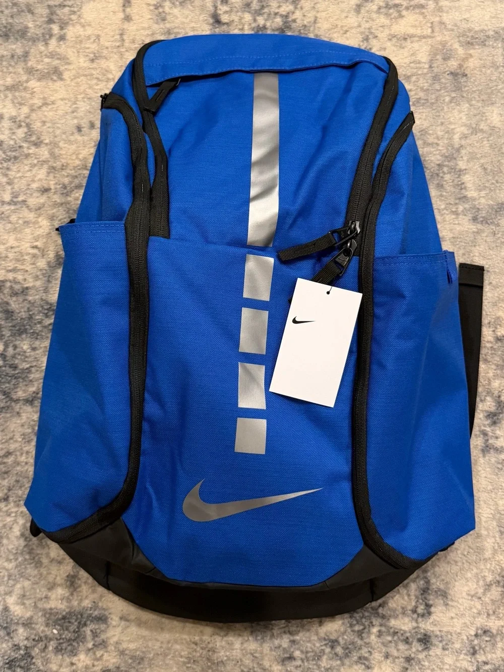 NEW Nike Hoops Elite Pro Backpack Royal Blue Black Silver Basketball BA5554-480